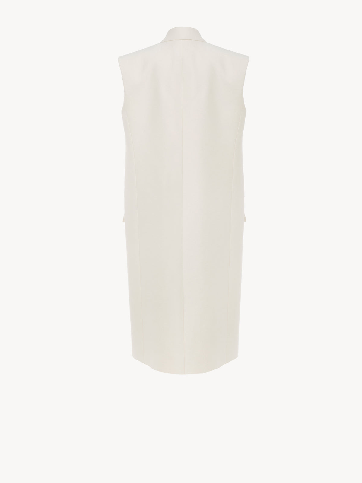 OK PORTE_Blazer long sans manches en lin - Coconut Milk