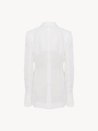 OK PORTE_Veste blazer droit - White
