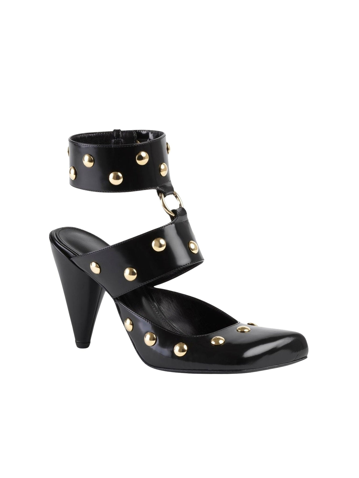 OK PORTE_Escarpins Jade en cuir - Black
