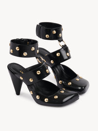 OK PORTE_Escarpins Jade en cuir - Black