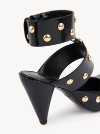 OK PORTE_Escarpins Jade en cuir - Black