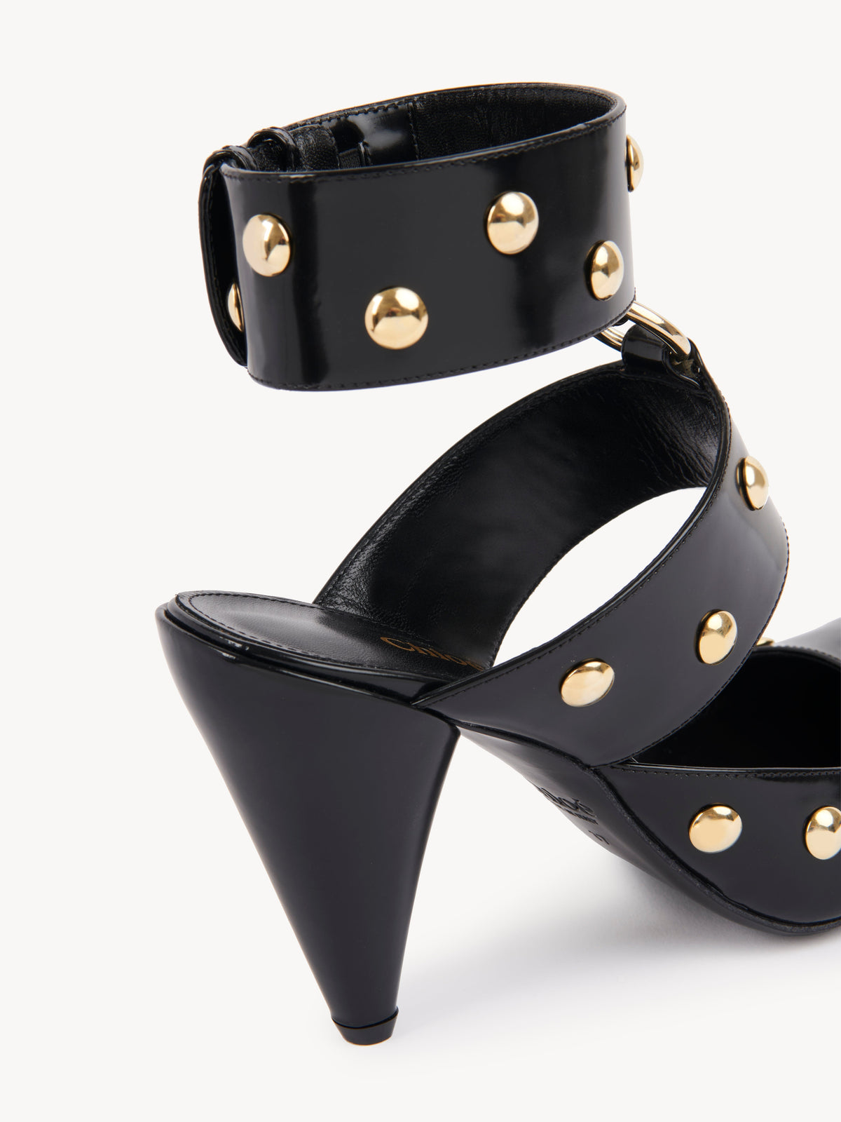 OK PORTE_Escarpins Jade en cuir - Black
