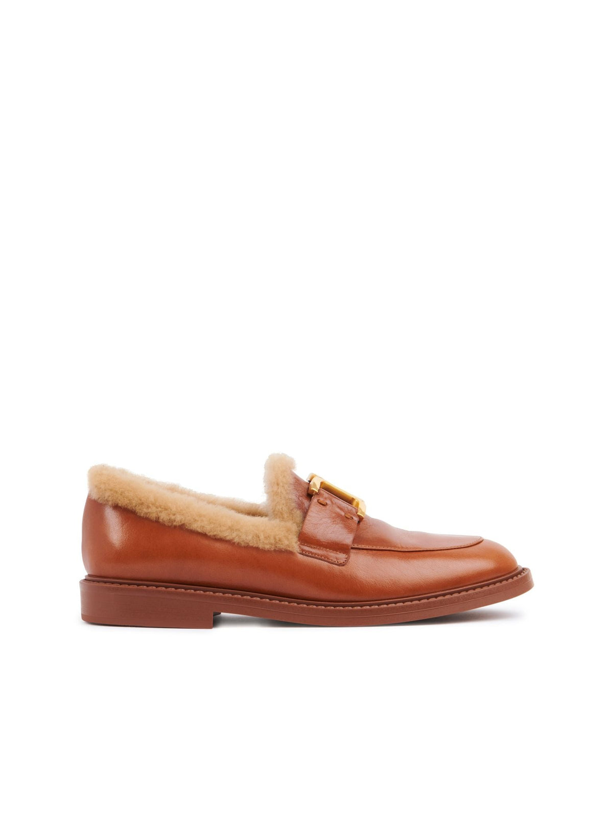 OK PORTE_Mocassins Marcie en cuir - Cognac Brown
