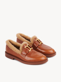 OK PORTE_Mocassins Marcie en cuir - Cognac Brown