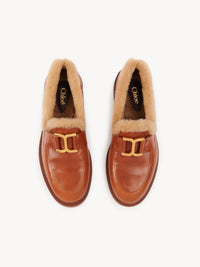 OK PORTE_Mocassins Marcie en cuir - Cognac Brown
