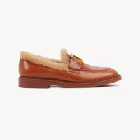 OK PORTE_Mocassins Marcie en cuir - Cognac Brown