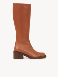 NO PORTE_Bottes Marcie en cuir - Clay Brown