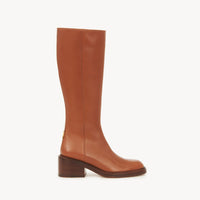 NO PORTE_Bottes Marcie en cuir - Clay Brown