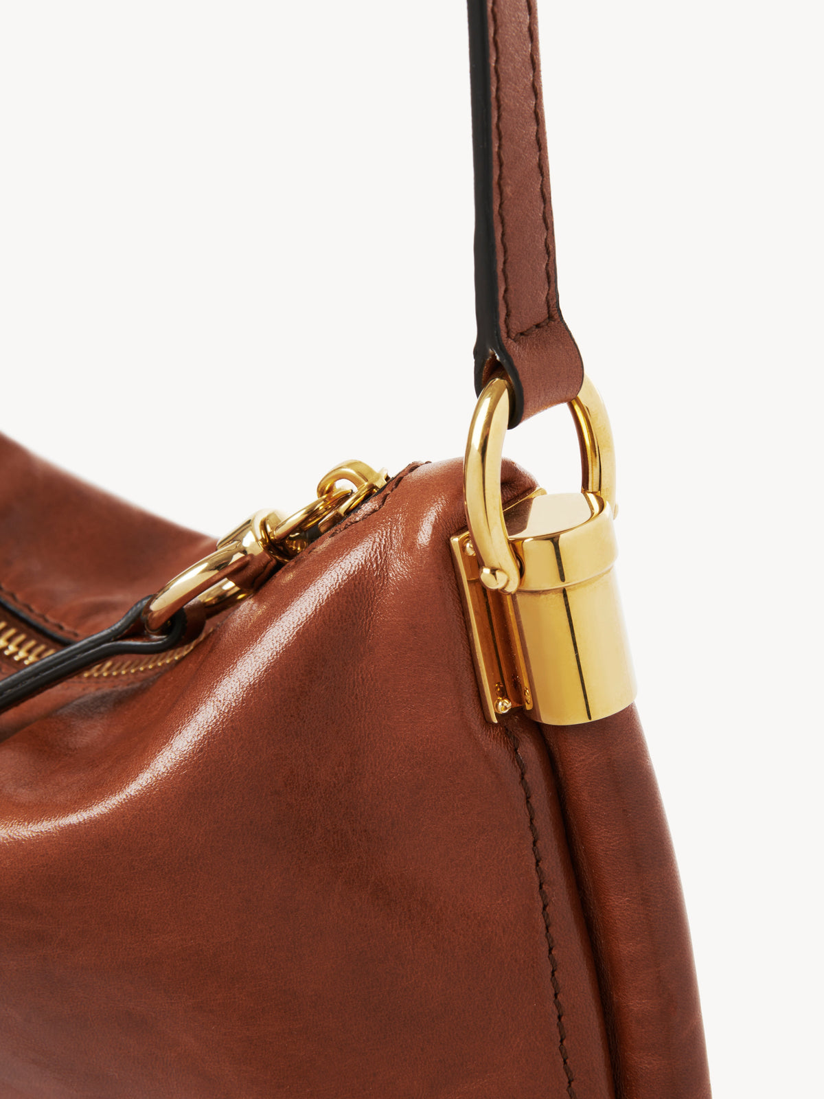 OK PORTE_Mini sac porté épaule Paraty 24 en cuir - Clay Brown