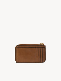 NO PORTE_Petit porte-monnaie Alphabet en cuir - Dark Khaki