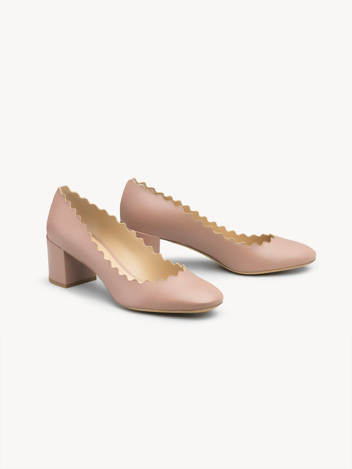 NO PORTE_Escarpins Lauren 50 en cuir - Pink Tea