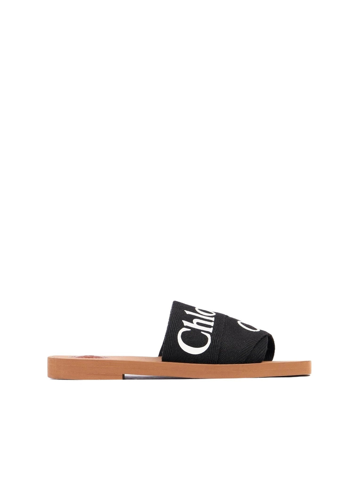 OK PORTE_Sandales plates Woody - Black