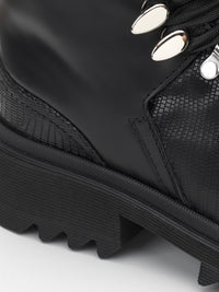 NO PORTE_Bottines Bella 25 en cuir - Black
