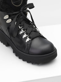 NO PORTE_Bottines Bella 25 en cuir - Black