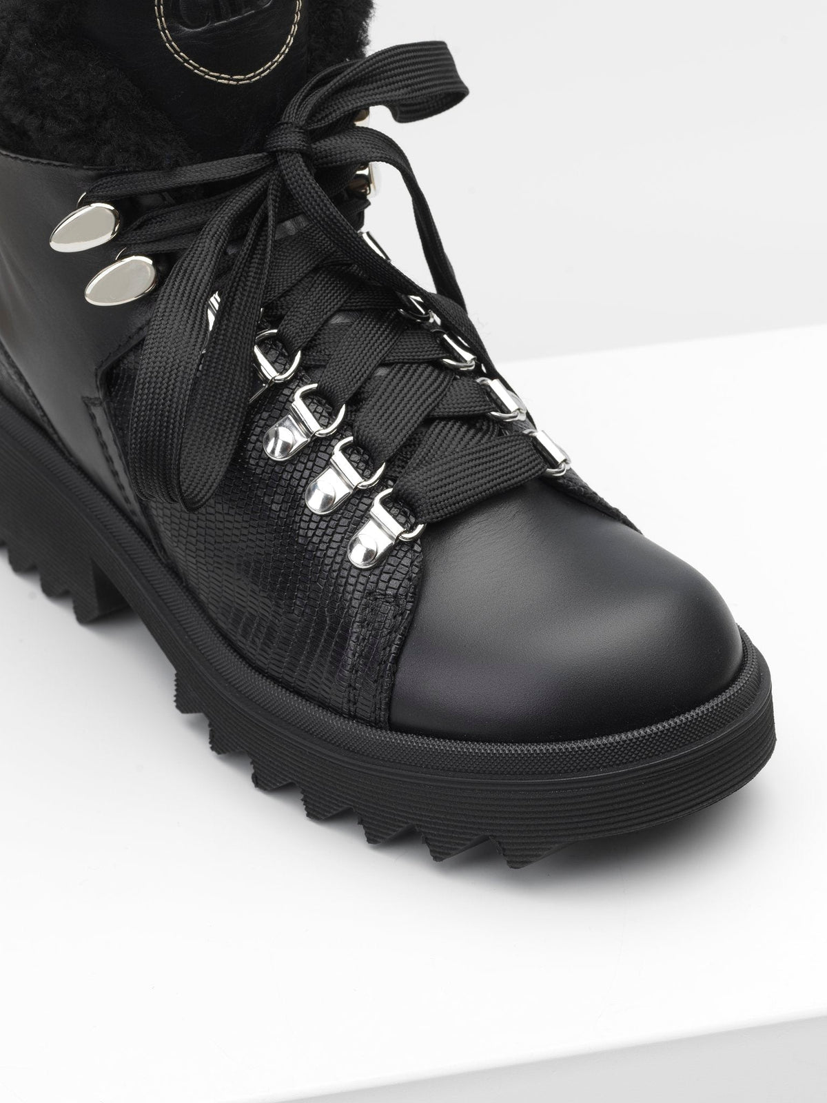 NO PORTE_Bottines Bella 25 en cuir - Black