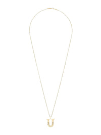 OK PORTE_Collier Alphabet en laiton - Gold Color