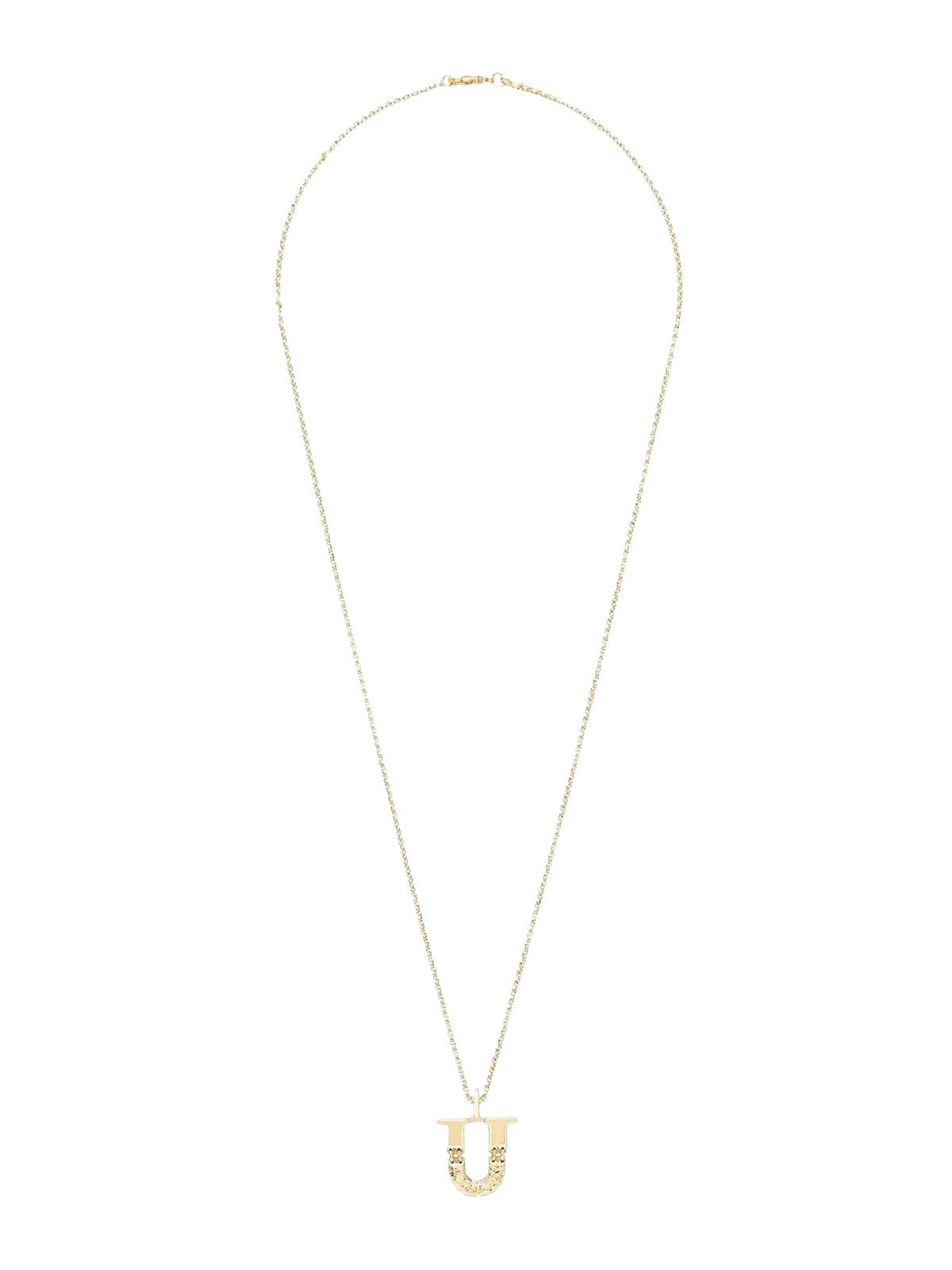 OK PORTE_Collier Alphabet en laiton - Gold Color