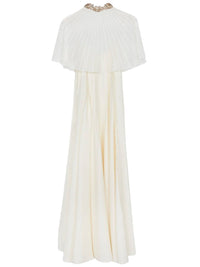 NO PORTE_Robe cape en soie - Vanilla Ice
