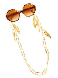 NO PORTE_Gold Color SUNGLASSES JEWE - Gold Color