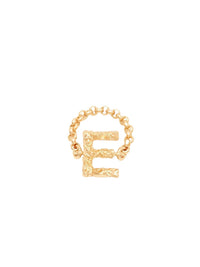 OK PORTE_Bague Alphabet en laiton - Gold Color
