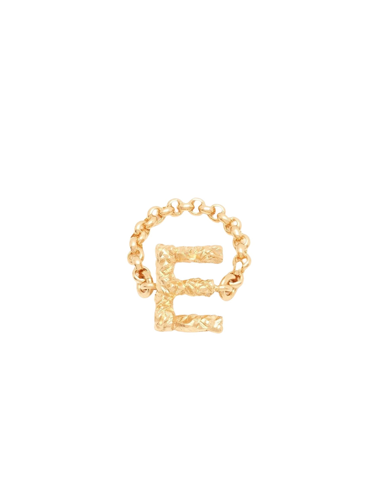 OK PORTE_Bague Alphabet en laiton - Gold Color