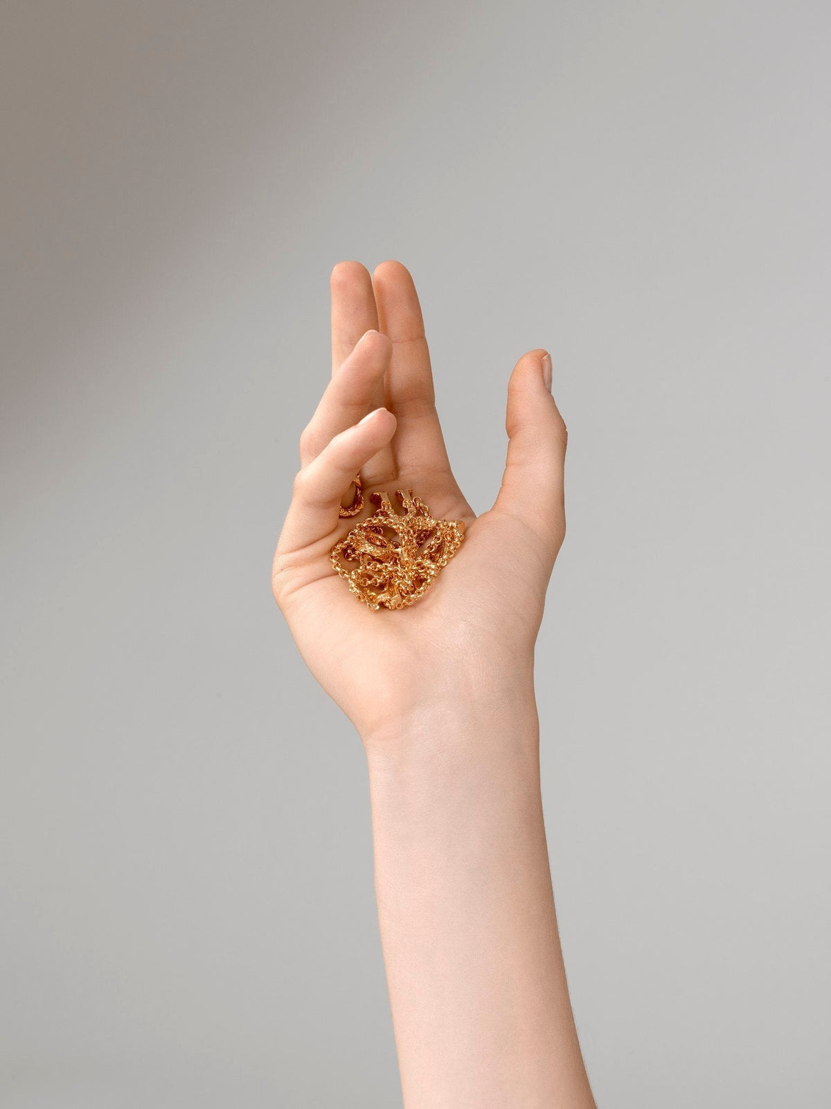 OK PORTE_Bague Alphabet en laiton - Gold Color