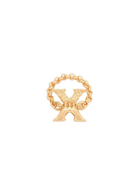 OK PORTE_Bague Alphabet en laiton - Gold Color
