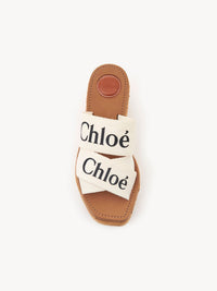 OK PORTE_Mules espadrilles compensées Woody 75 - White