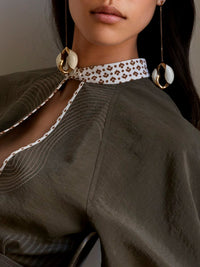 OK PORTE_Boucles d’oreilles Trudie - White Powder