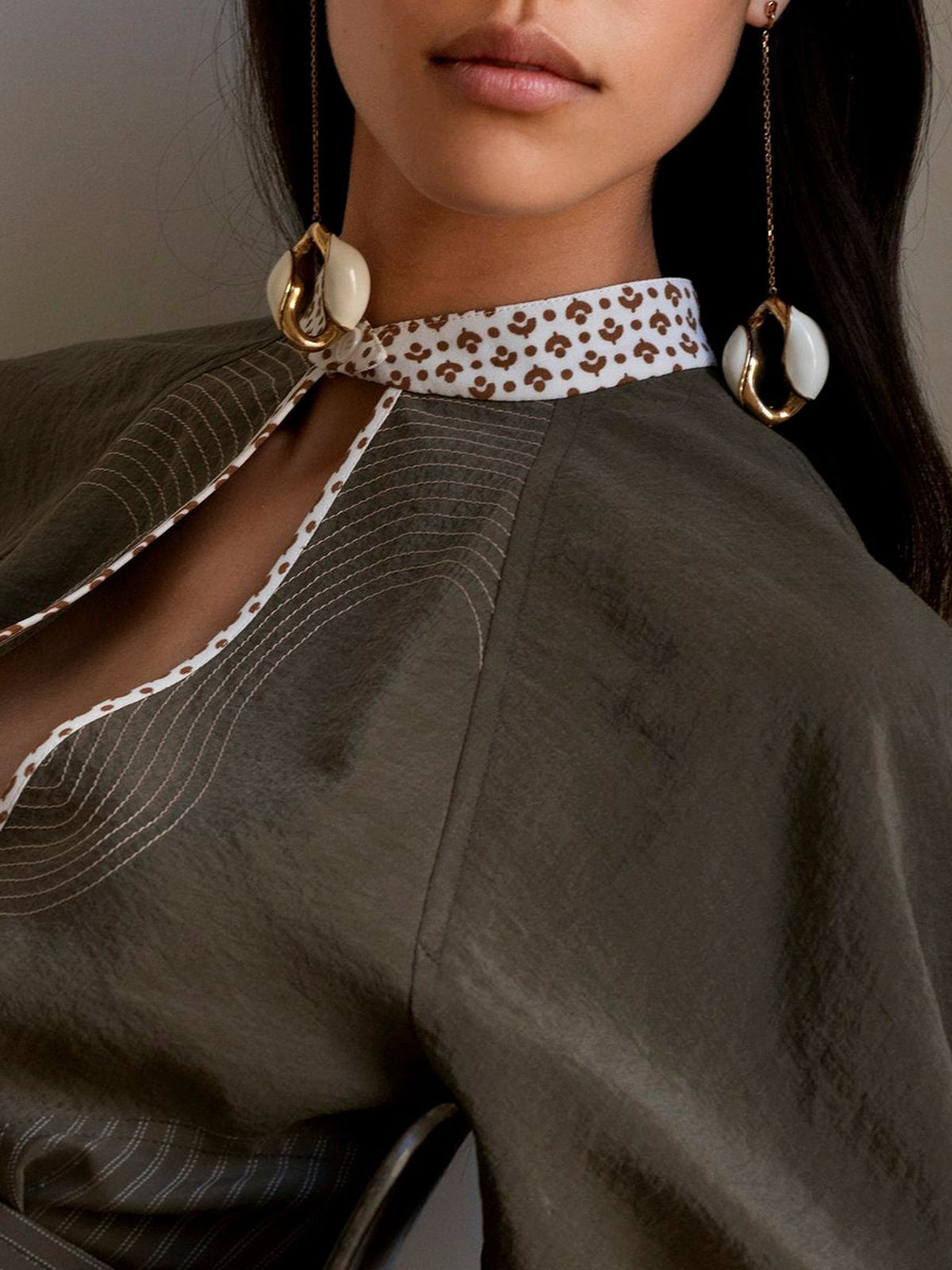 OK PORTE_Boucles d’oreilles Trudie - White Powder