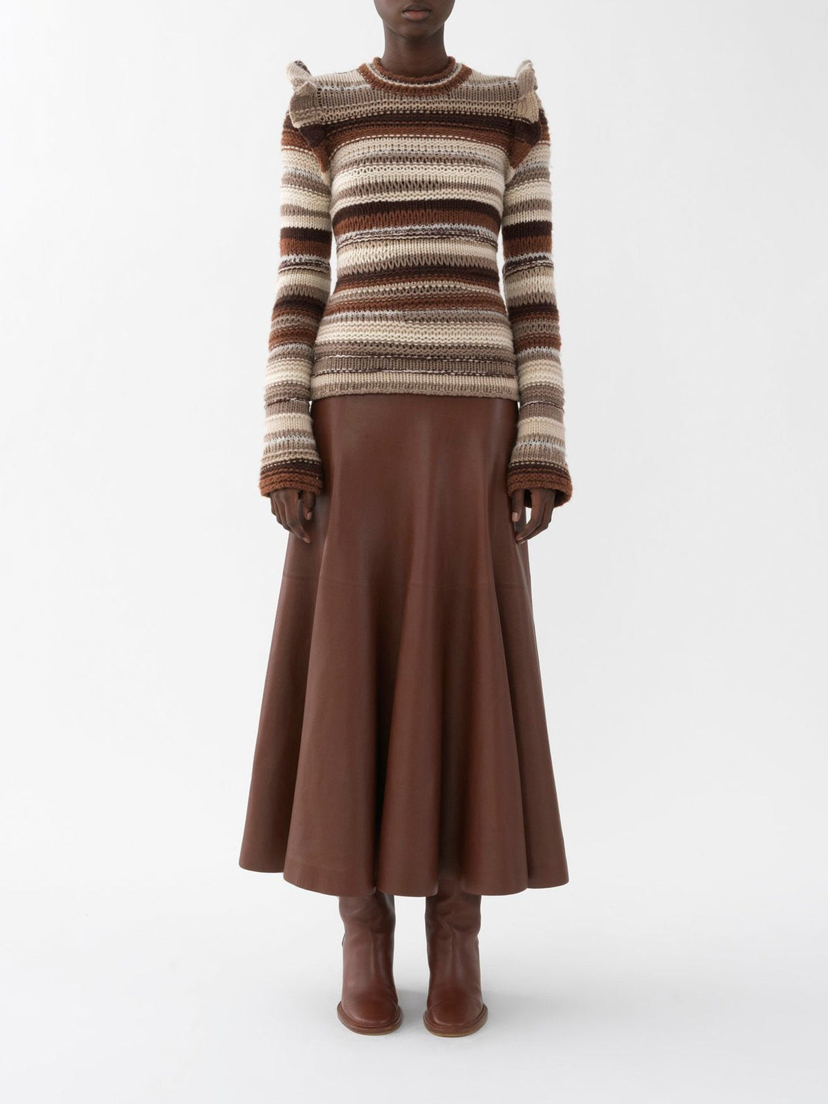 NO PORTE_Multicolor Grey PULLOVER - Multicolor Grey