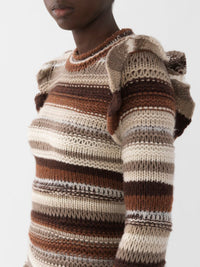 NO PORTE_Multicolor Grey PULLOVER - Multicolor Grey