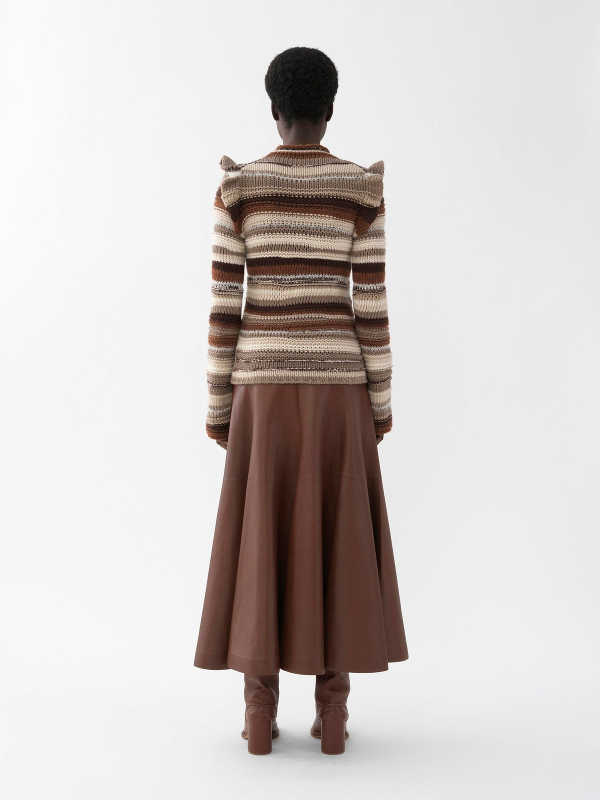 NO PORTE_Multicolor Grey PULLOVER - Multicolor Grey