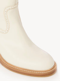 OK PORTE_Bottes Mallo 60 en cuir - Eggshell