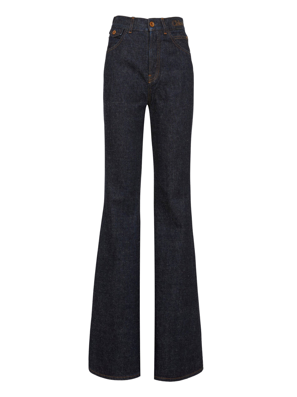 OK PORTE_Jean brut évasé - Iconic Navy
