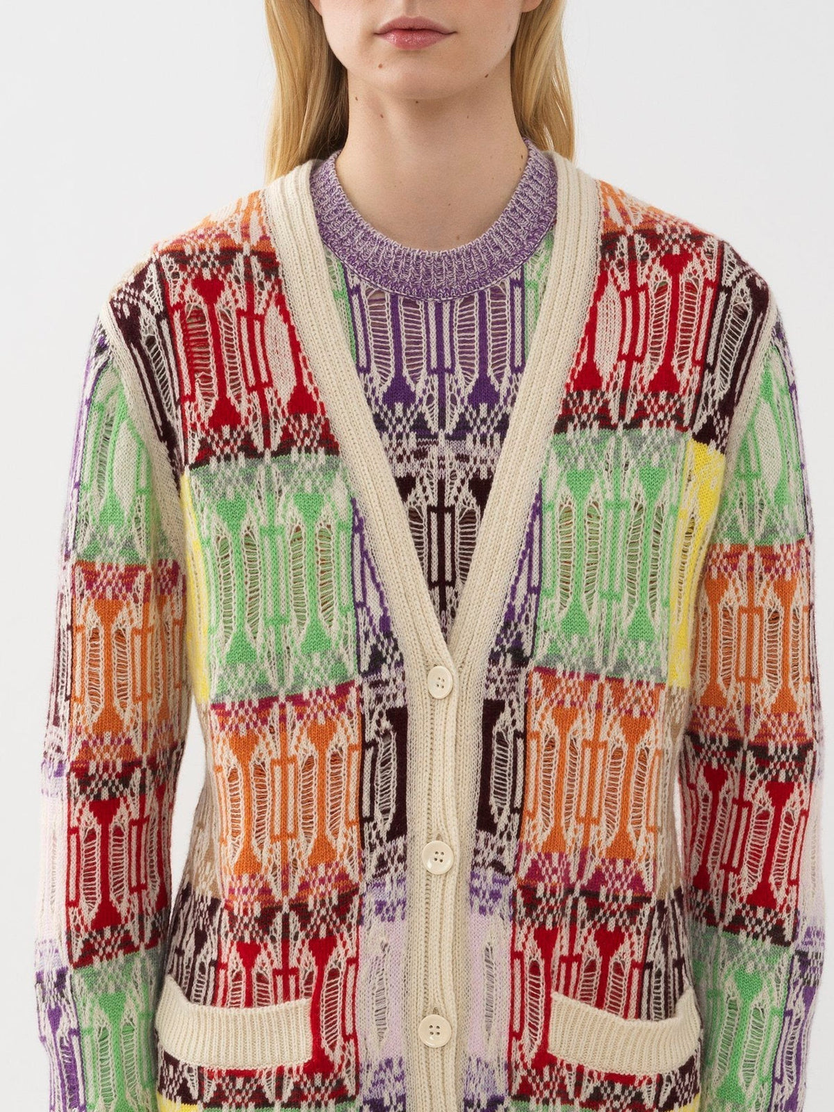 NO PORTE_Multicolor CARDIGAN - Multicolor