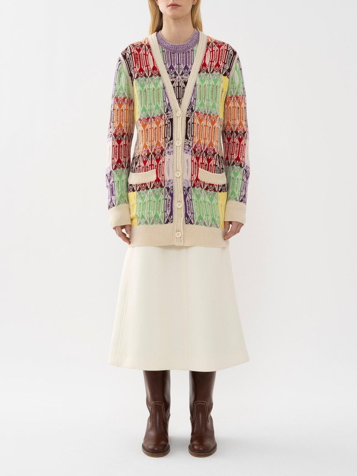 NO PORTE_Multicolor CARDIGAN - Multicolor