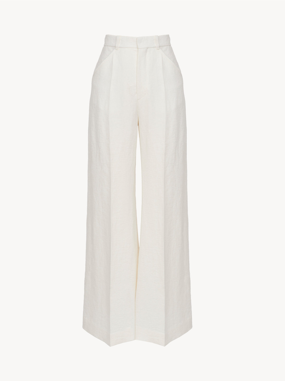 OK PORTE_Iconic Milk TROUSERS - Iconic Milk