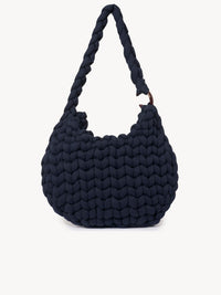 OK PORTE_Grand sac hobo Wooden C - Navy