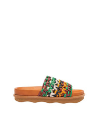 OK PORTE_Multicolor Brown SLIDES - Multicolor Brown
