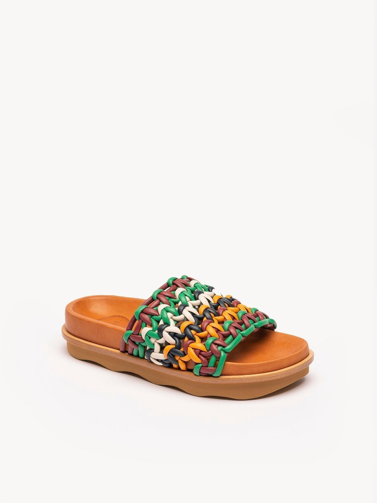 OK PORTE_Multicolor Brown SLIDES - Multicolor Brown
