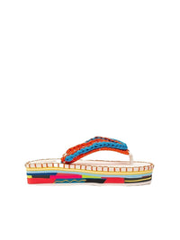 OK PORTE_Orange & Blue FLAT SANDA - Orange & Blue