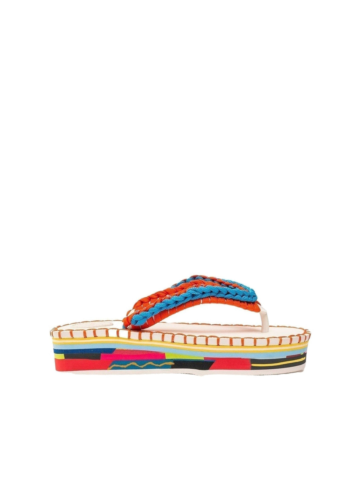 OK PORTE_Orange & Blue FLAT SANDA - Orange & Blue
