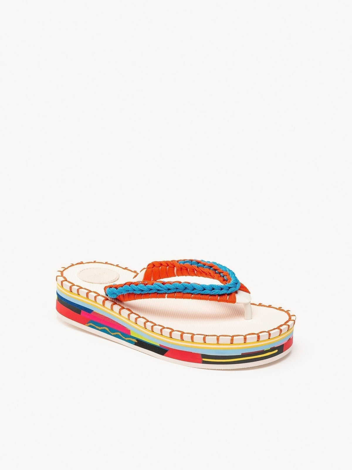 OK PORTE_Orange & Blue FLAT SANDA - Orange & Blue