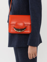 OK PORTE_Petit sac à bandoulière Kattie en cuir - Rusted Orange