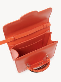 OK PORTE_Petit sac à bandoulière Kattie en cuir - Rusted Orange