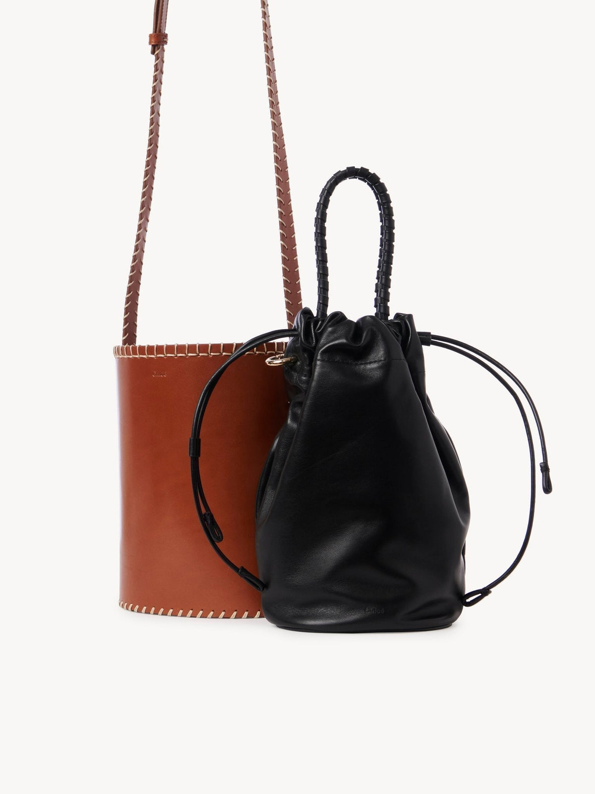 NO PORTE_Tan SMALL BUCKET - Tan