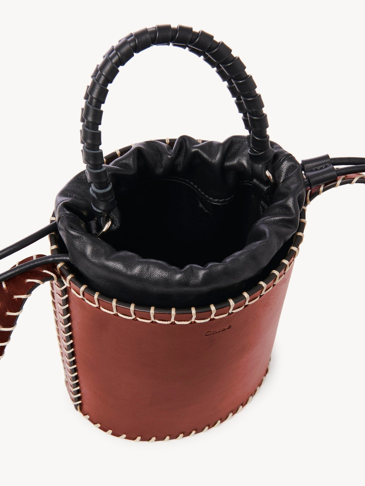 NO PORTE_Tan SMALL BUCKET - Tan
