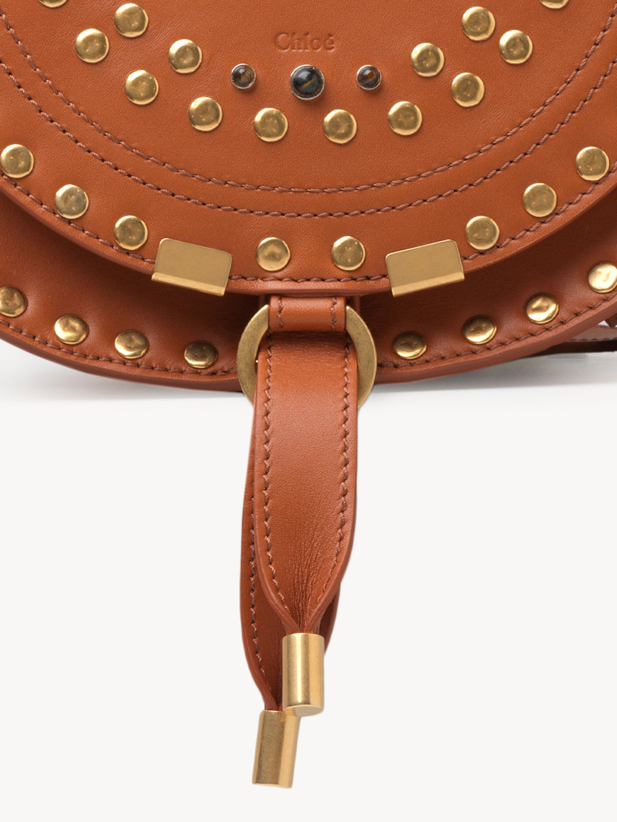 NO PORTE_Caramel SMALL SADDLE BAG - Caramel