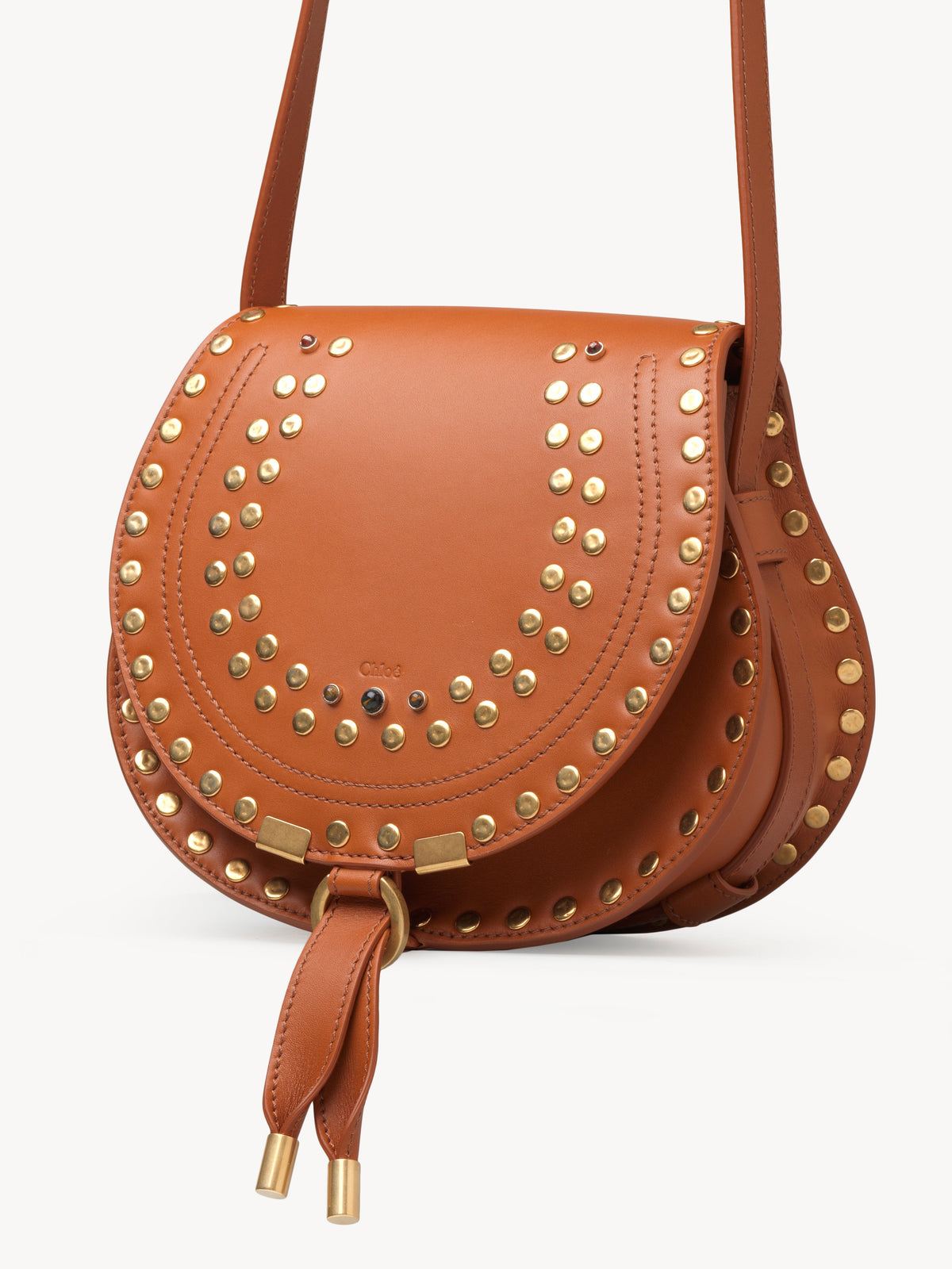NO PORTE_Caramel SMALL SADDLE BAG - Caramel